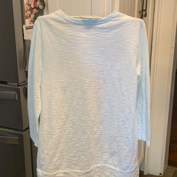 Land’s End cotton blend 3/4 sleeve top. Worn maybe‎ twice - Picture 5 of 6